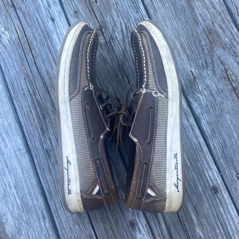 Mens Margaritaville mesh sided boat shoe - Picture 3 of 6